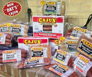Assortment of specialty meat products from Cajun Family Traditions