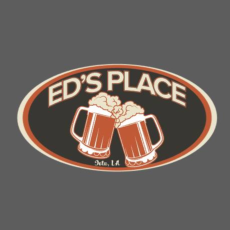 Ed's Place Logo with two foamy beers