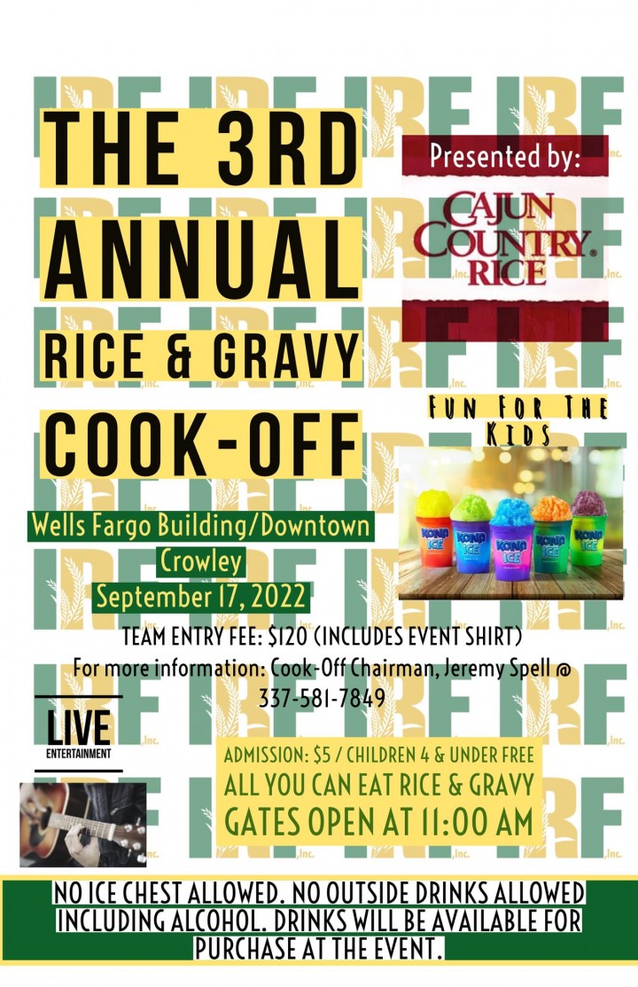 IRF Rice and Gravy Cook Off