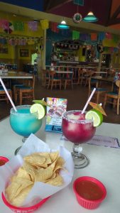 margaritas and chips and salsa