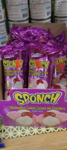 purple wrapped sponch snacks