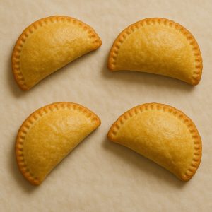 four turnovers or sweet dough pies