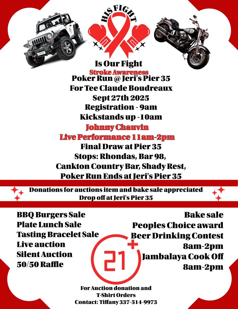 Poster for stroke awareness benefit