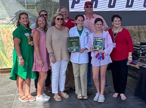 award recipients and dignitaries at The International Rice Festival in Crowley, Louisiana