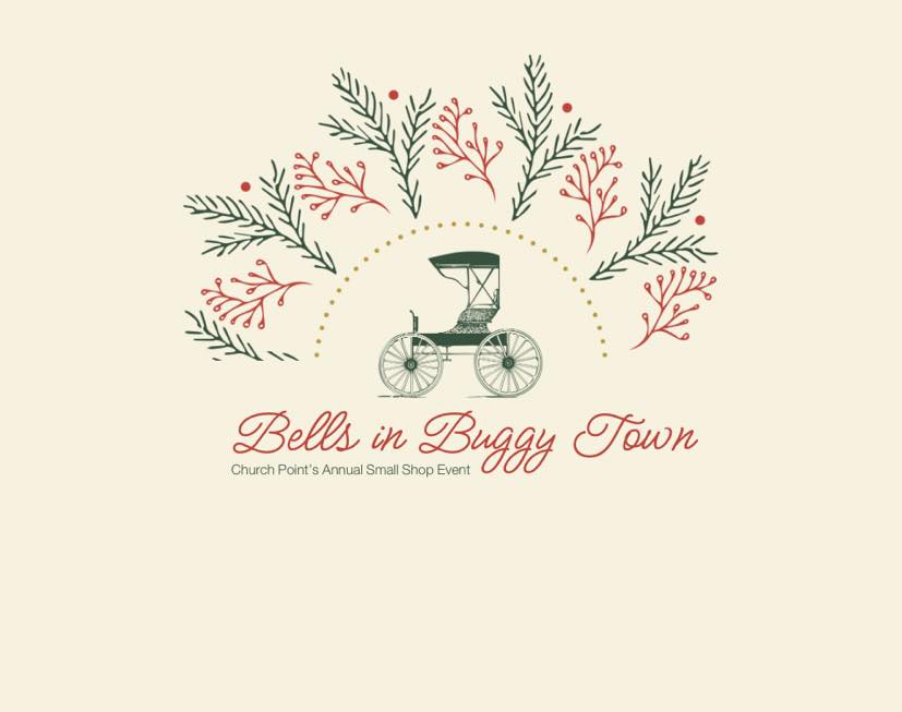 Bells in Buggy Town logo with old time buggy