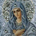 mosaic image of the blessed virgin Mary