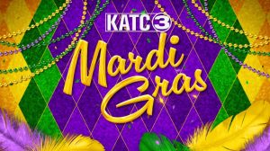 KATC 3 Mardi Gras Graphic