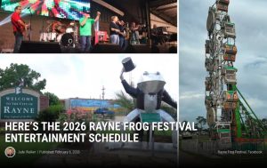 collage of photos of Rayne, Louisiana