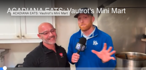 Still frame of television interview with two men