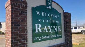 Welcome to City of Rayne sign